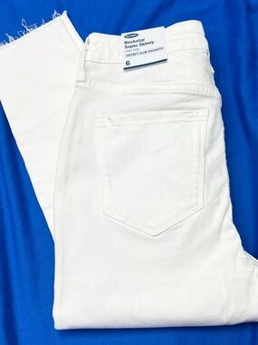 👖NWT🤩 |•OLD NAVY•| Rockstar Super Skinny High Rise Ankle Length Jean Size 6👖